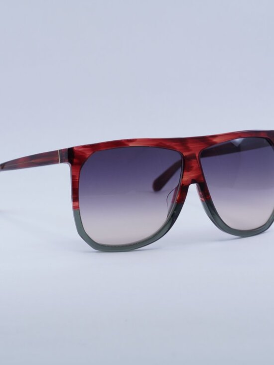 Loewe LW40001F 68B Filipa Sunglasses Red/Grey Square Frame,Grey Gradient Lenses main image 8